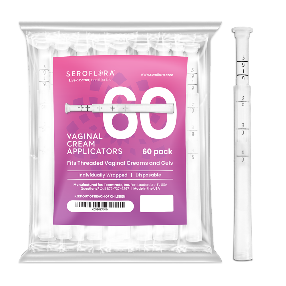 Disposable Vaginal Cream Applicators for Premarin, Estrace & many others (60ct)