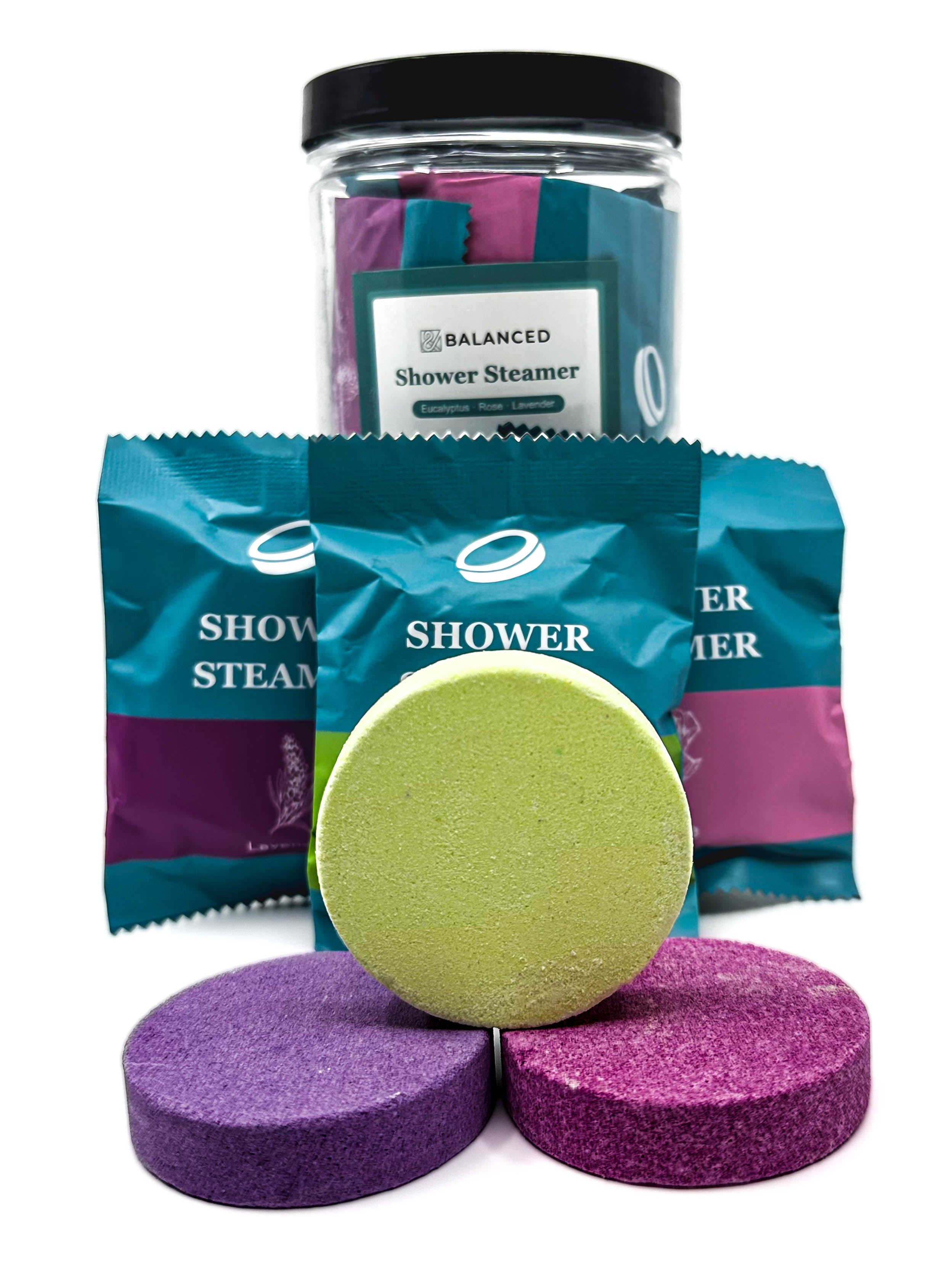 6 Pack (2 Of Each Scent) &Balanced Shower Steamers