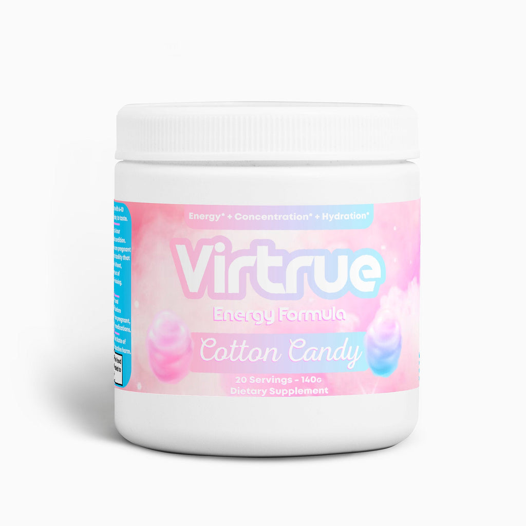 Cotton Candy Pre-Workout Energy Powder + Focus Boost & Hydration | Sugar Free