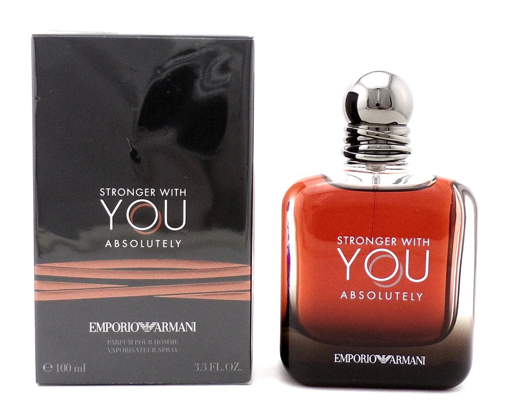 Emporio Armani Stronger With You ABSOLUTELY 3.3oz.Parfum Spray New in Sealed Box